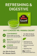 Mr. Mawaa Sounf Premium Mukhwas | (60 pieaces pack) Fresheners | Mouth freshener | Refreshing | Sachets | Pack | For Restraunt | Hotel | Office | Travelling | Breath Freshening Mint Mouth freshener | Travel Pack (60 COUNT) Pack of 10 - Image 7