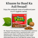 Mr. Mawaa Premium Mukhwas | Refreshing-Mouthfreshener | Indian Traditional Mukhwas | After meal Sachets| For Restraunt | Hotel | Office | Travelling | Breath Freshening Mint Mouth freshener | No supari | Royal Mini Pouch | Travel Pack (60 Count ) Pack of 10