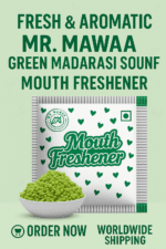 Mr. Mawaa Kashmir Green Mukhwas – 150 Sachets | Refreshing Mouth Freshener | Sweet Digestive Mix | After-Meal Delight | Bulk Pack for Home, Hotel, Catering, Gifting & Party Functions - Image 6