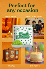 Mr. Mawaa Kashmir Green Mukhwas – 150 Sachets | Refreshing Mouth Freshener | Sweet Digestive Mix | After-Meal Delight | Bulk Pack for Home, Hotel, Catering, Gifting & Party Functions - Image 8